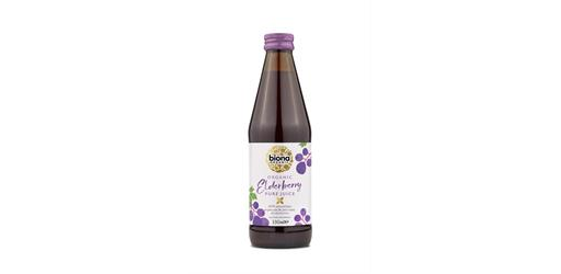 Elderberry 100% pure organic juice 330ml