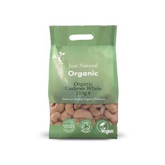 Cashews Whole Organic 250g