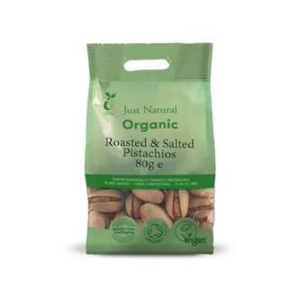 Pistachios Roasted in Shell Organic 80g