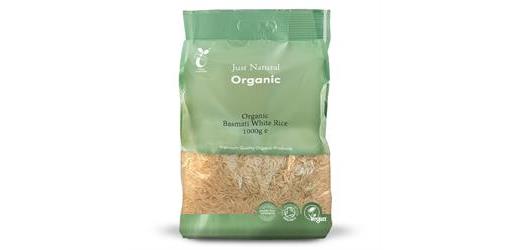 White Basmati Rice Organic 1kg