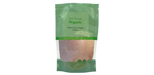 Raw Cane Sugar Organic 500g