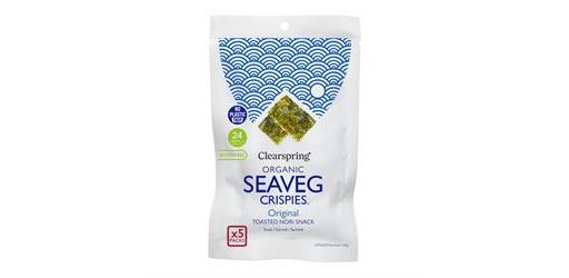 SeaVeg Crispies 5 x4g packs Organic