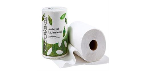 Ecoleaf Jumbo single kitchen towel roll