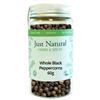 Black Peppercorns Jar Organic 50g