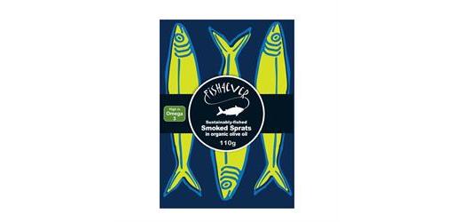 Smoked sprats in organic extra virgin olive oil 110g