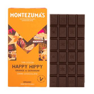 Dark Orange & Geranium Chocolate 90gOrganic