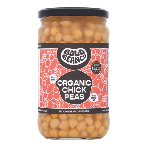 Chickpeas Organic in glass 570