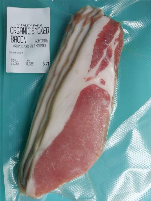 Organic Back Bacon Smoked