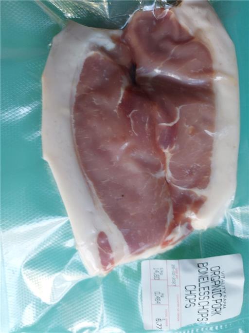 Organic Boneless Pork Chops