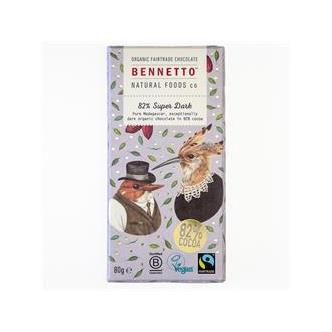 Super Dark 82% Chocolate Organic 80g