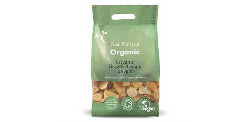 Brazil nuts broken 250g Organic