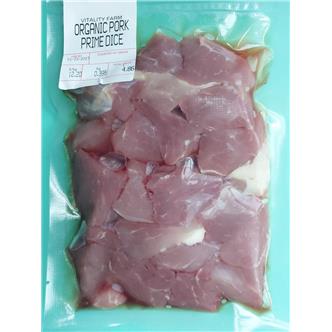 Organic Prime Diced Pork