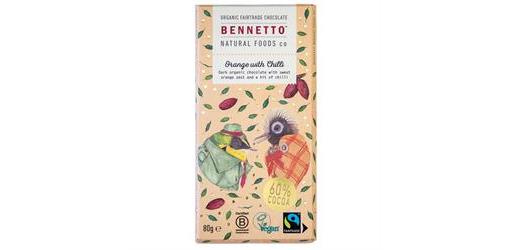 Chocolate Orange with Chilli Organic 80g