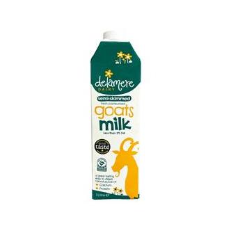 Goat milk semi skim 1 l