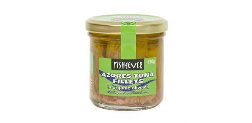 Tuna Fillets in Organic Olive Oil 150g Jar