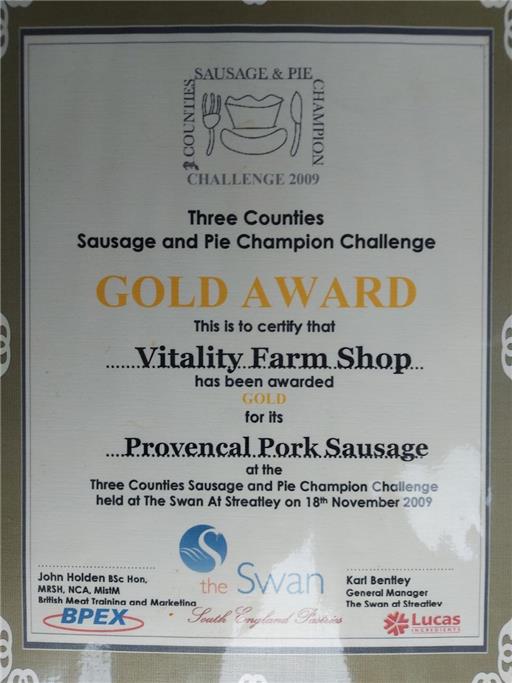Organic 'Provencale' Sausage