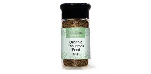 Fenugreek Seed Organic in Glass 75g