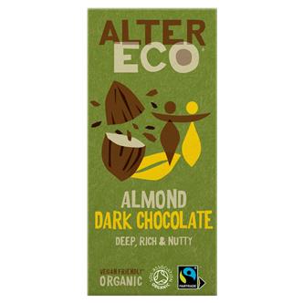 Dark Chocolate with Almonds Organic 100g