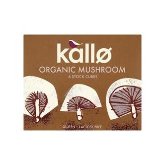 Kallo Organic Mushroom Stock cubes x 6