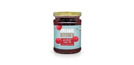 Raspberry Extra fruit jam Organic 340g