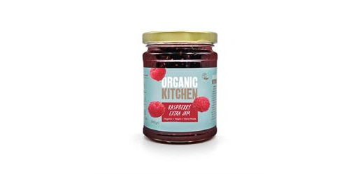 Raspberry Extra fruit jam Organic 340g