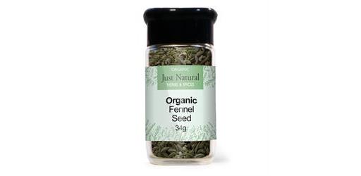 Fennel seed organic in Glass 45g