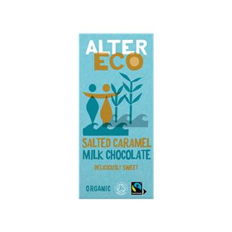 Milk Chocolate Salted Caramel Organic 100g