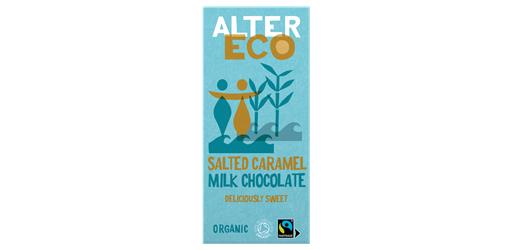 Milk Chocolate Salted Caramel Organic 100g