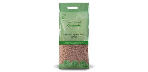 Basmati Brown Rice 500g Organic