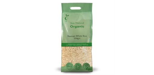 Basmati Rice white Organic 500g