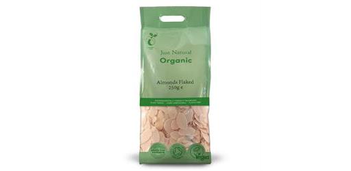 Flaked Almonds Organic 250g