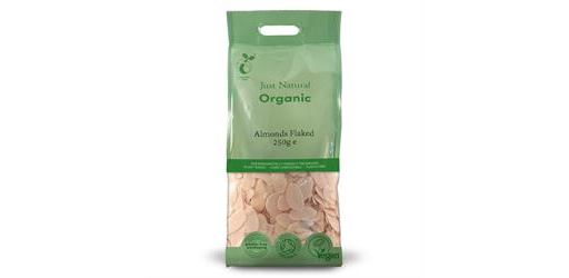 Flaked Almonds Organic 250g