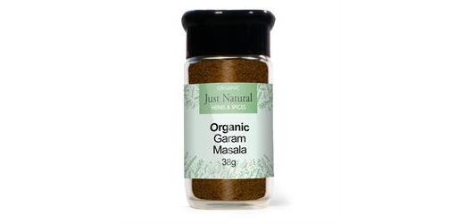 Garam Masala Organic in Glass 40g