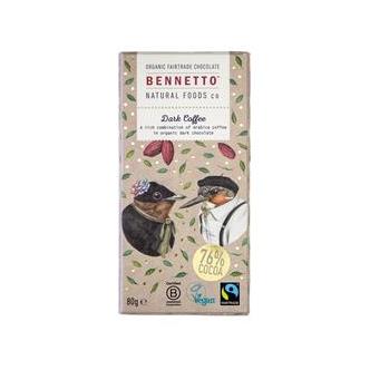 Dark Chocolate Coffee Bar Organic 80g