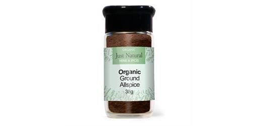 Ground Allspice Ground Organic in Glass 50g