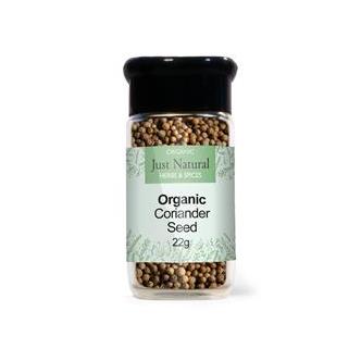 Coriander seed Organic in Glass 30g