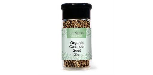 Coriander seed Organic in Glass 30g