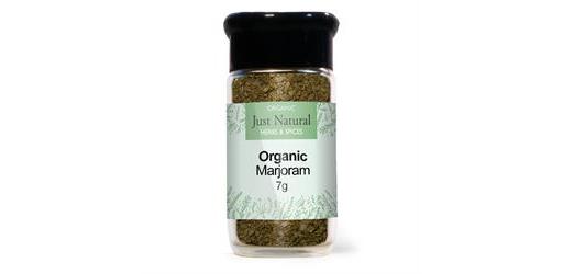 Marjoram dried Organic in glass 8g