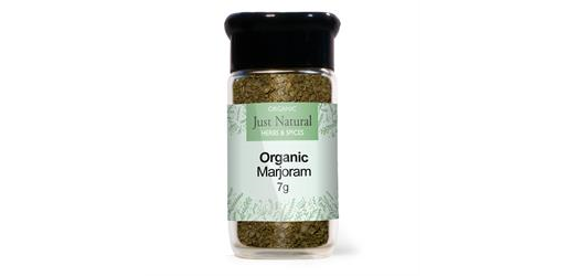 Marjoram dried Organic in glass 8g