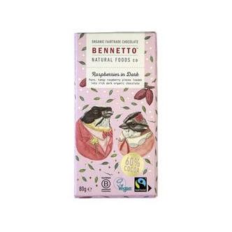 Dark Raspberry Chocolate Organic 80g