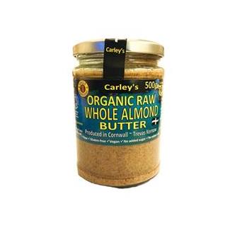 Carley's Organic Raw Almond Butter 500g
