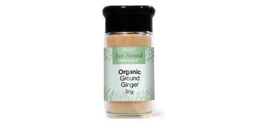 Ground Ginger Organic in Glass 40g
