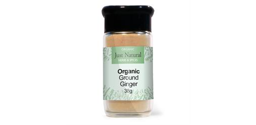 Ground Ginger Organic in Glass 40g