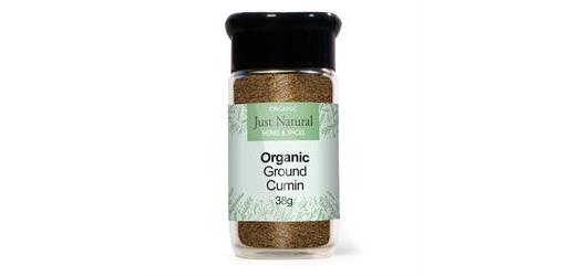Ground Cumin Organic in Glass 45g
