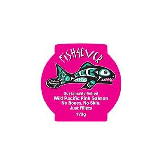 Wild Pacific filleted Pink Salmon 170g