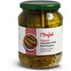 Gherkins and Red Peppers organic 670g