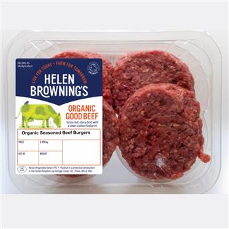 Beefburgers (4) Organic 450g