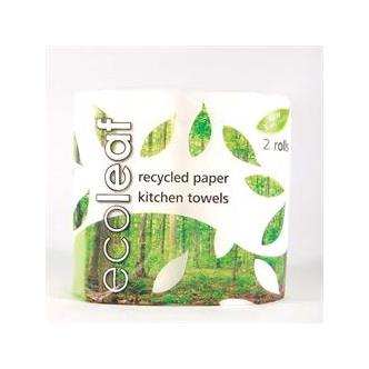 Ecoleaf 3 ply Kitchen Towel 2 roll